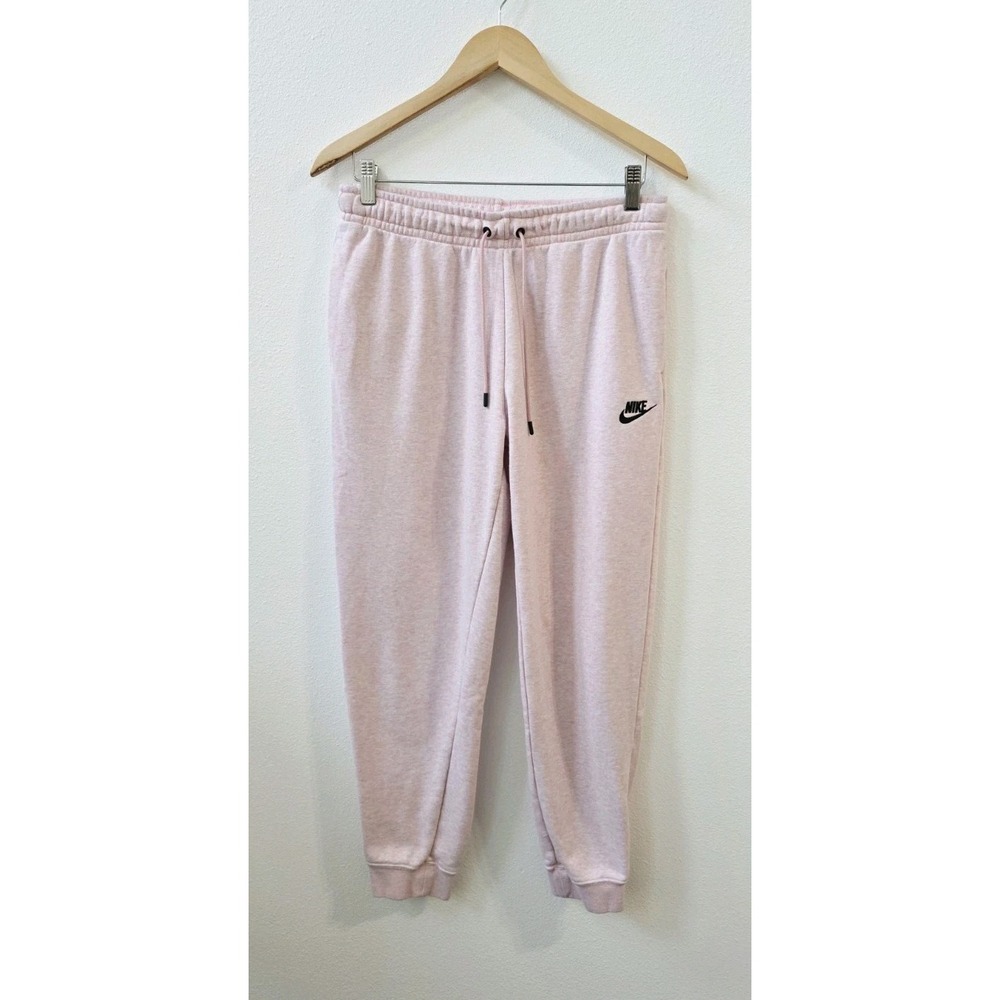 Nike Women's Jogger Sweatpants Size Medium Heather Pink